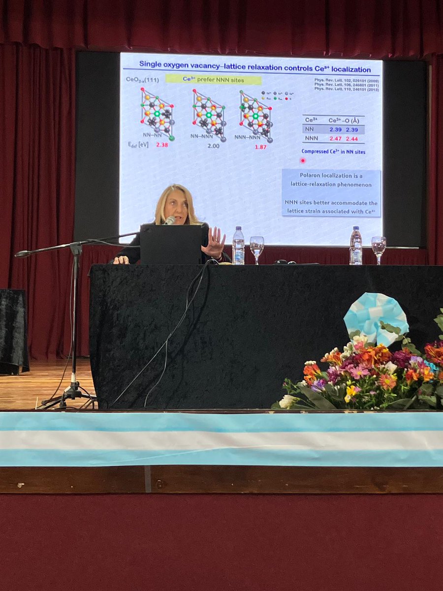 ICP_CSIC's tweet photo. Comprender la relación entre estructura electrónica y reactividad química abre posibilidades en el diseño de materiales catalíticos para procesos energéticos sostenibles.
Descubre más sobre la charla de la Prof. Ganduglia-Pirovano en la Reunión de la Asociación Física Argentina👇 https://t.co/0DeCubh0Pt