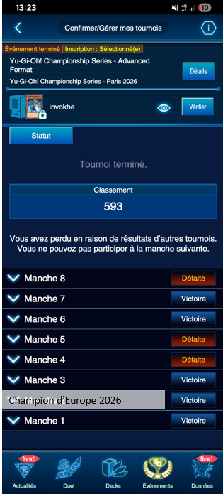 Milou_YGO's tweet photo. YCS Paris ✨

J’étais avec les boss de la @TeamSideOutTCG  au YCS Paris ce week-end🙌

Je drop le Main en X-3 à la 8ème round, j'aurais pu faire mieux mais mon niveau était ok 🏝️

Je jouais Invoked, même liste que lors du WCQ Caen 📕

Encore un event bien géré par @BreakflipJO  ! https://t.co/j28lzktJv1