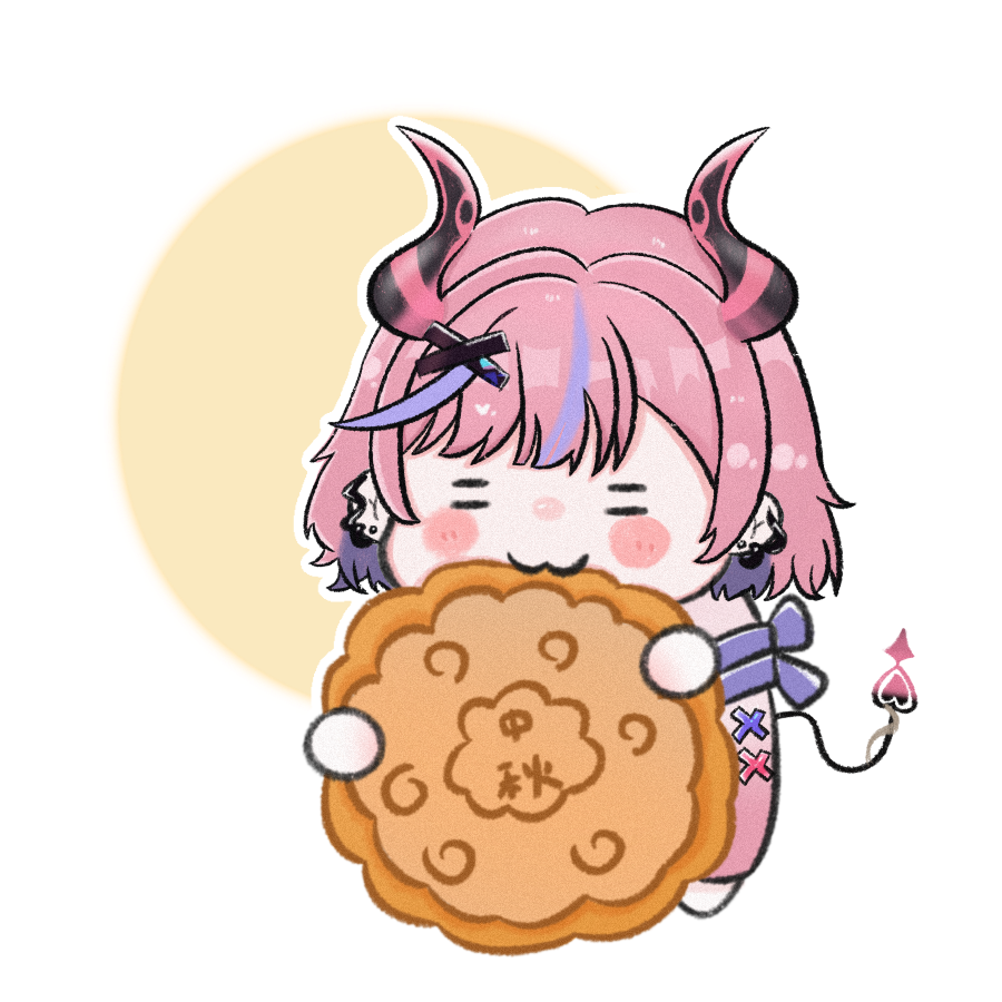 youcannotnotnot's tweet photo. 拿到圖的時候就迫不及待想發出來，終於等到我旅遊回家🥮🌕
和愛姆一起吃月餅過中秋，祝大家中秋節快樂✨
感謝妖獸大人老師 @webecome_one 繪製這麼可愛的中秋愛姆！

#夢寐之境 https://t.co/ldgOH452zI