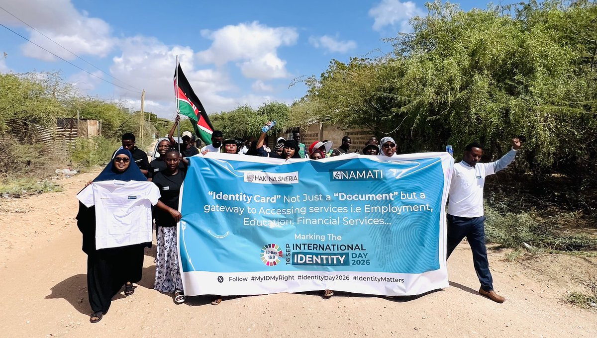 Haki_na_Sheria's tweet photo. An ID is essential in defining who is a citizen. Stop barriers to accessing IDs to ensure citizens have verifiable proof of legal identity. #MyIDMyRight #IDDay #StopIDDelays https://t.co/XvOh4HvsxU