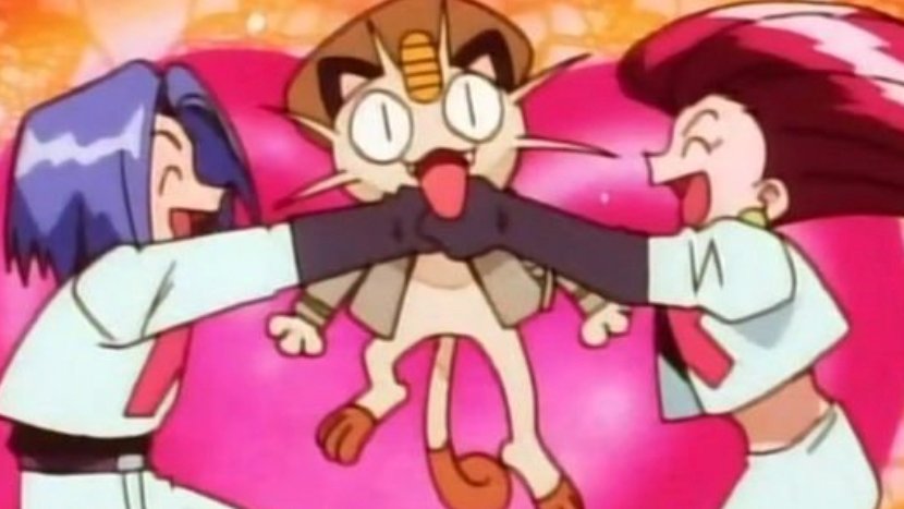 rocketforevr's tweet photo. I really don't like it when people exclude meowth from TRio. That is their buddy and they love him so much https://t.co/Zups093xrV