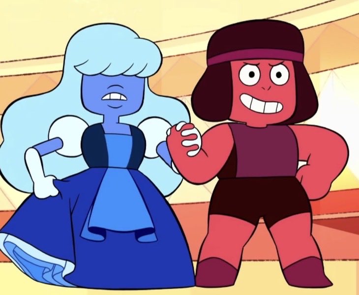 MaddiiCake's tweet photo. Red/Blue characters are my shipping weakness.
It just gets me like—Ahhh😭😭🥰❤️
~
#Rocketshipping #KOBD #KorrAsami #RubySapphireSU https://t.co/epuTM25kKa