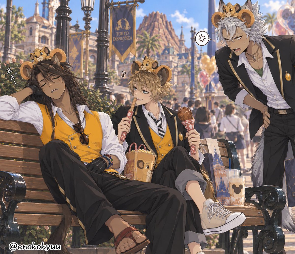 enokokyuu's tweet photo. 最近レイヤーさん達が🐭🏰で楽しそうで微笑ましいです
①
⚠︎画像生成アプリ使用してます！
それでもいい方は見ていただけると幸いです
変なとこあるかもです... https://t.co/x7qWUaWUno