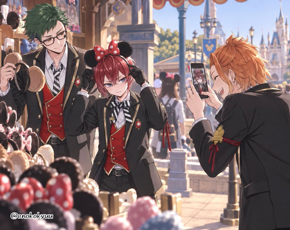 enokokyuu's tweet photo. 最近レイヤーさん達が🐭🏰で楽しそうで微笑ましいです
①
⚠︎画像生成アプリ使用してます！
それでもいい方は見ていただけると幸いです
変なとこあるかもです... https://t.co/x7qWUaWUno