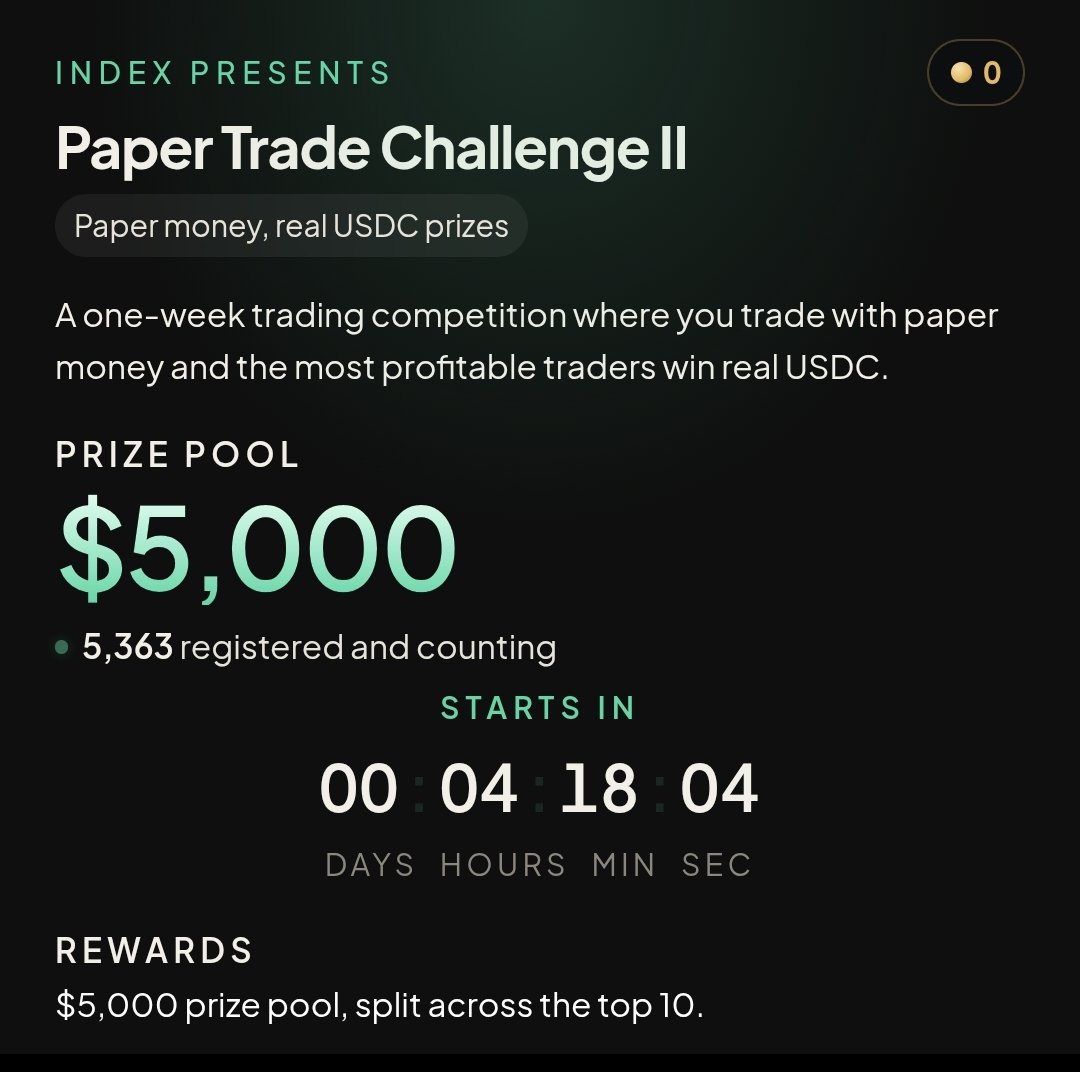 FractionAI_xyz's tweet photo. Only a few hours left to register for our 2nd paper trading competition!

📈 Trade with virtual money
💰 $5,000 prize pool
🕓 4 PM GMT

Don’t get left behind. The clock is ticking! https://t.co/LjUEBgzf5p