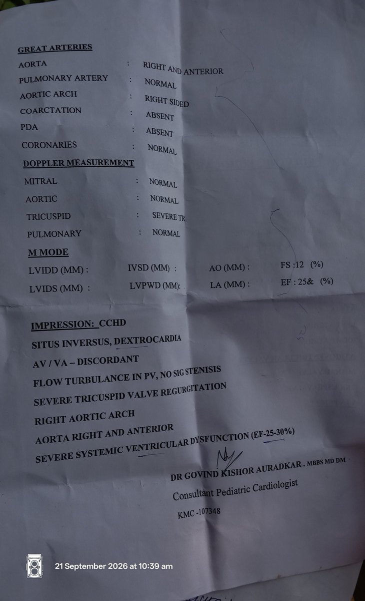 TheRealPKFan's tweet photo. 😭😭😭 URGENT HELP NEEDED 

This 9-year-old little girl, Archana, is suffering from a serious heart condition (Severe heart dysfunction, EF only 25–30%, with severe tricuspid regurgitation).

Her family urgently needs financial support for her treatment. Plz donate &amp; RT 🙏❤️ https://t.co/BPTgw6pnCT
