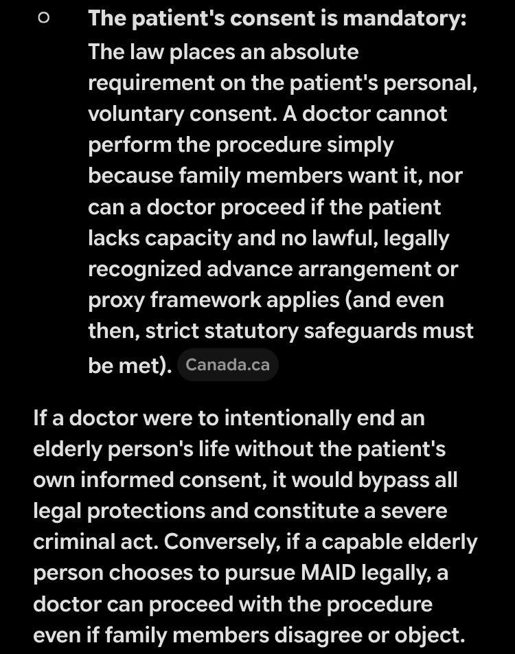 EhYoFoSho's tweet photo. @HadassehMarie @DailyMail So is the claim. No doctor will euthanise a patient against their will- that’s a crime. https://t.co/LegFIl6RDe