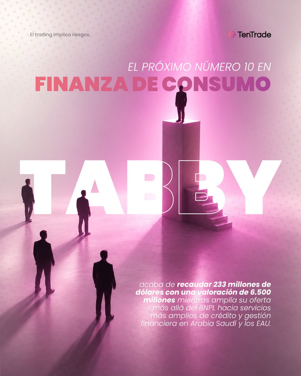 Tentradees's tweet photo. #Tabby está cambiando las reglas del juego en las #finanzasdeconsumo, convirtiendo el modelo de compra ahora, paga después en algo mucho más grande.

¿Podría Tabby convertirse en el próximo No. 10 de las finanzas de consumo?

#trading #tentrade #piensacomoun10 https://t.co/MEmUME5UhT