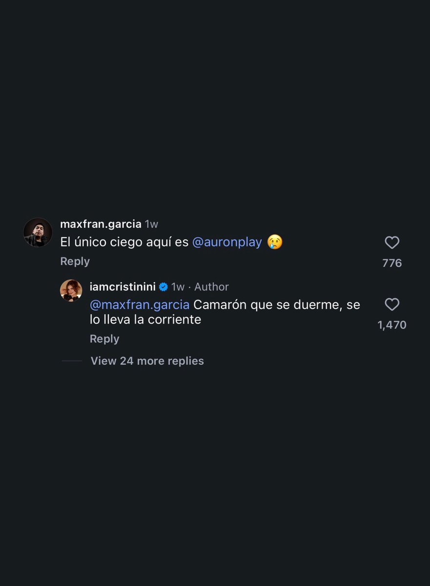 terrenoviral's tweet photo. El mensaje de Cristinini a Auron tras su ruptura con Sara Ismael. 🔥

"Camarón que se duerme, se lo lleva la corriente." https://t.co/JR3MVcVlqZ