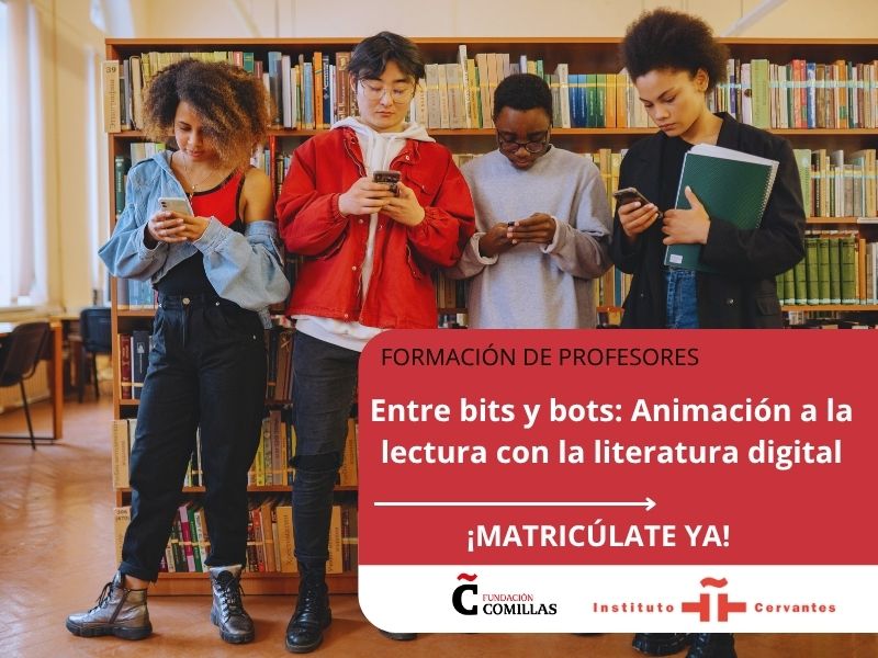 FundComillas's tweet photo. 📚CURSOS |  La literatura está cambiando y el aula también. Infórmate sobre el nuevo curso para animar a la lectura a través de la literatura digital y la IA en el aula de #ELE.

👉Una formación de #FundaciónComillas y @IC_FormaELE.

📍+ info: https://t.co/b6BMsAIvBO https://t.co/t3T1haaBQA