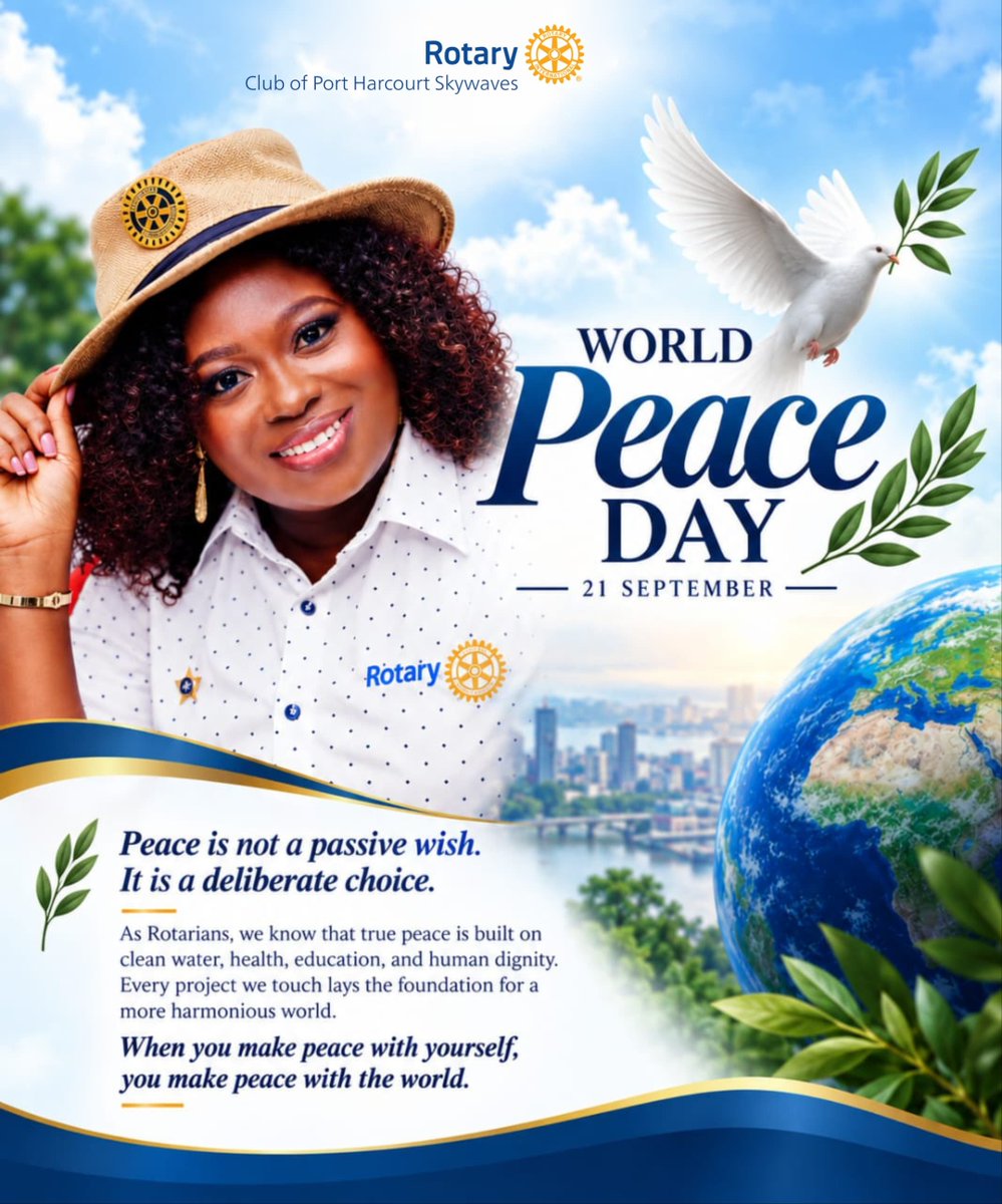 RCPhSkywaves's tweet photo. WORLD PEACE DAY 2026
Invest in Peace: For Everyone, Everywhere, Every Day.
As we commemorate this day, remember every kind word, every act of compassion, every bridge we build across differences, and every effort to promote understanding is an investment in a more peaceful world. https://t.co/eVkIn9eOiz
