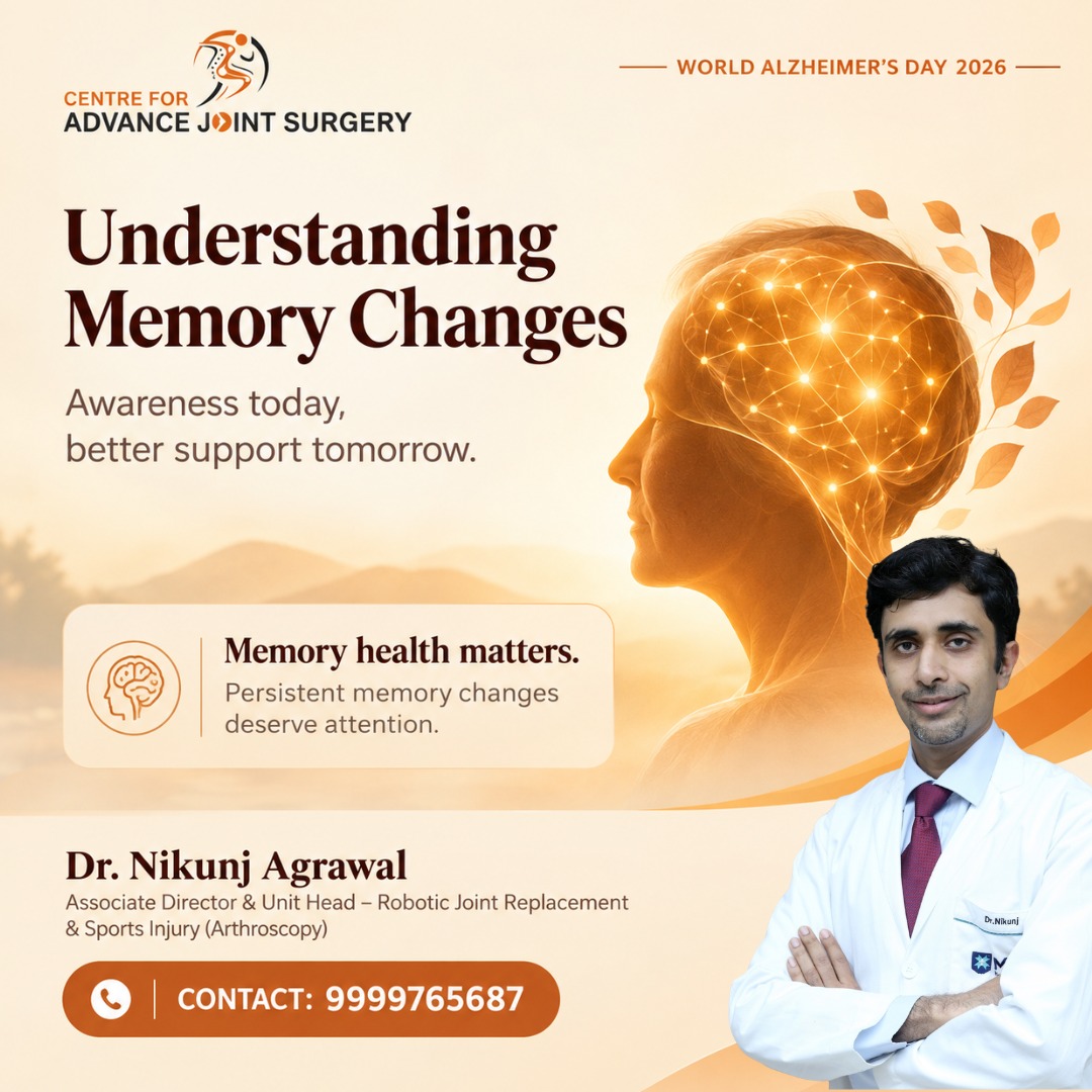 DrNikunjORTHO's tweet photo. #Memorychanges can have different causes, and persistent changes deserve attention.
#Alzheimer’s disease affects #memory, #thinking and everyday functioning. Recognising changes and seeking medical guidance can help guide the next steps.
#WorldAlzheimersDay https://t.co/ulViGXzPgO