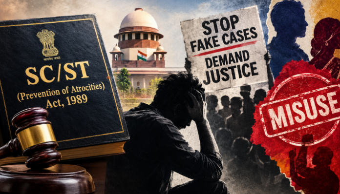 OpIndia_com's tweet photo. As the father of the deceased IIT Bombay student Sahil Wakode demands immediate release of compensation under the SC/ST Act, read how the legislation incentivises filing fake caste atrocity cases for financial gain.

Courts have repeatedly raised alarms about the blatant misuse of the SC/ST Act.

Earlier this year, a lawyer was found to have obtained over Rs 23 lakh in compensation under various cases filed under this law.
https://t.co/c0Xzshs4Dg