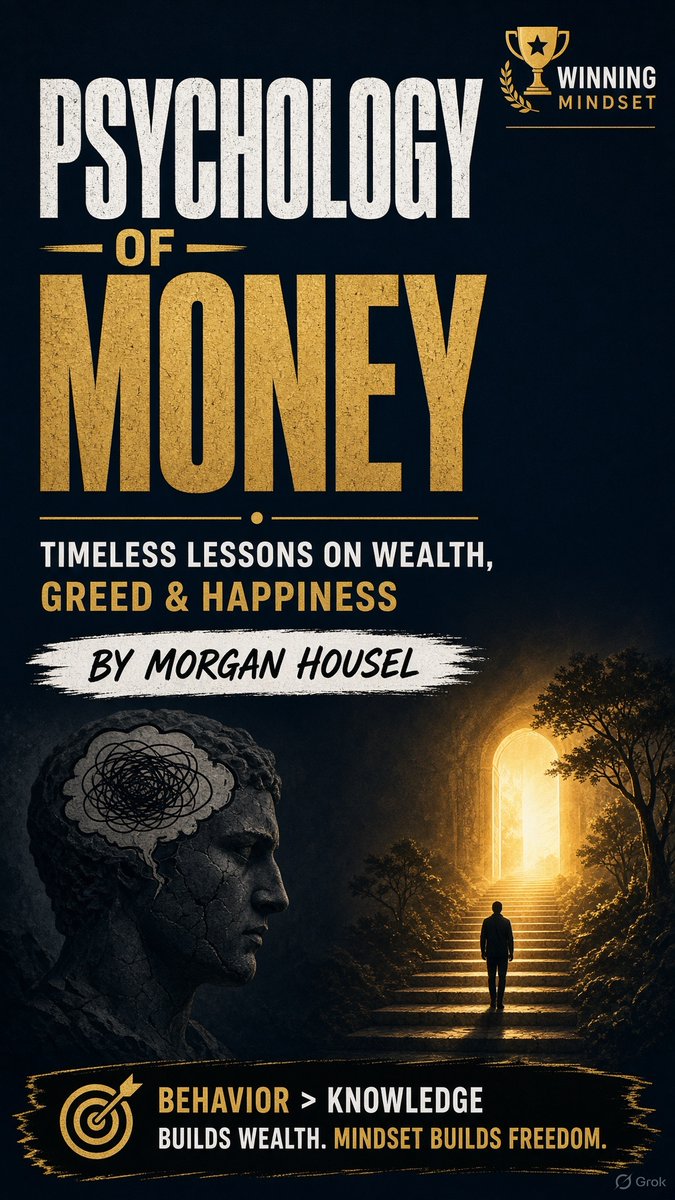 Winningminds18's tweet photo. Psychology of Money by Morgan Housel https://t.co/LjjxHz842K