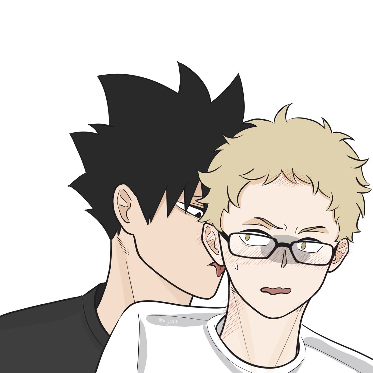 artgyuzizi's tweet photo. ความรู้สึกนี้มัน .. 

#คุโรสึกกี้ #kurotsuki #クロ月 https://t.co/cFLA4kaEAX