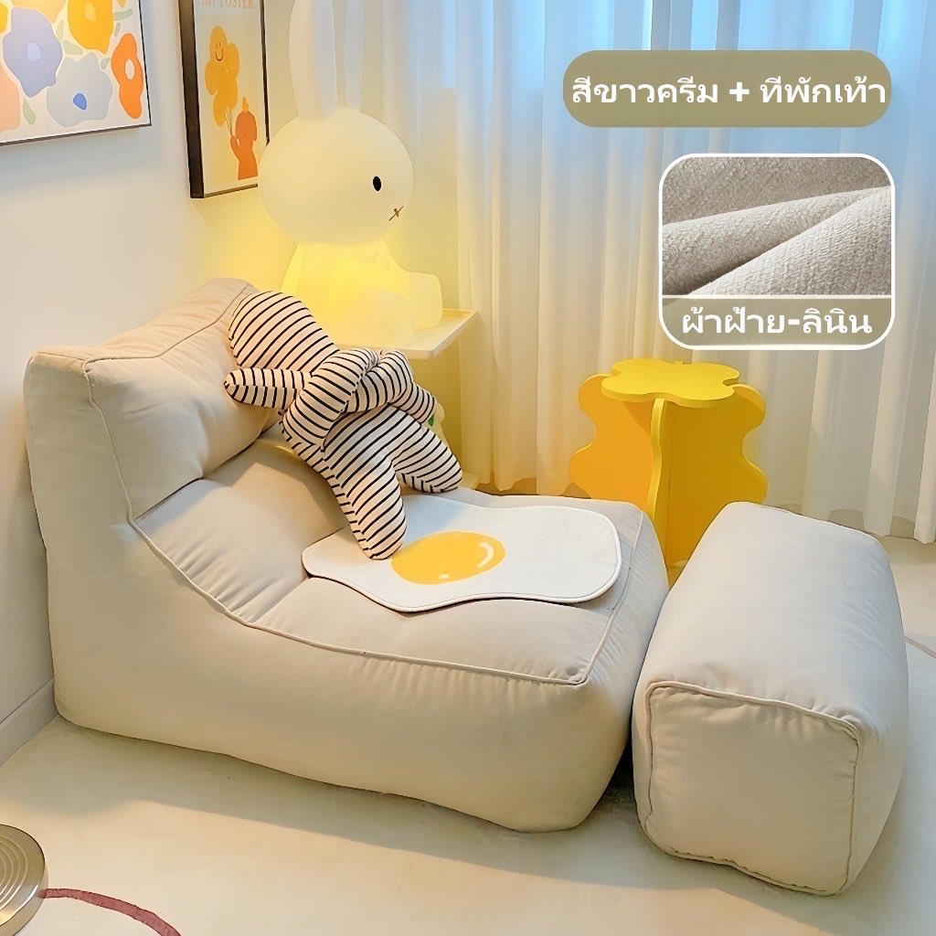 Y_mtuan's tweet photo. 7. โซฟาแต่งห้อง ให้ห้องดูมีอะไร มีที่พักเท้าด้วยนะ อาจหลับได้5555 https://t.co/FcfZQU3iG9