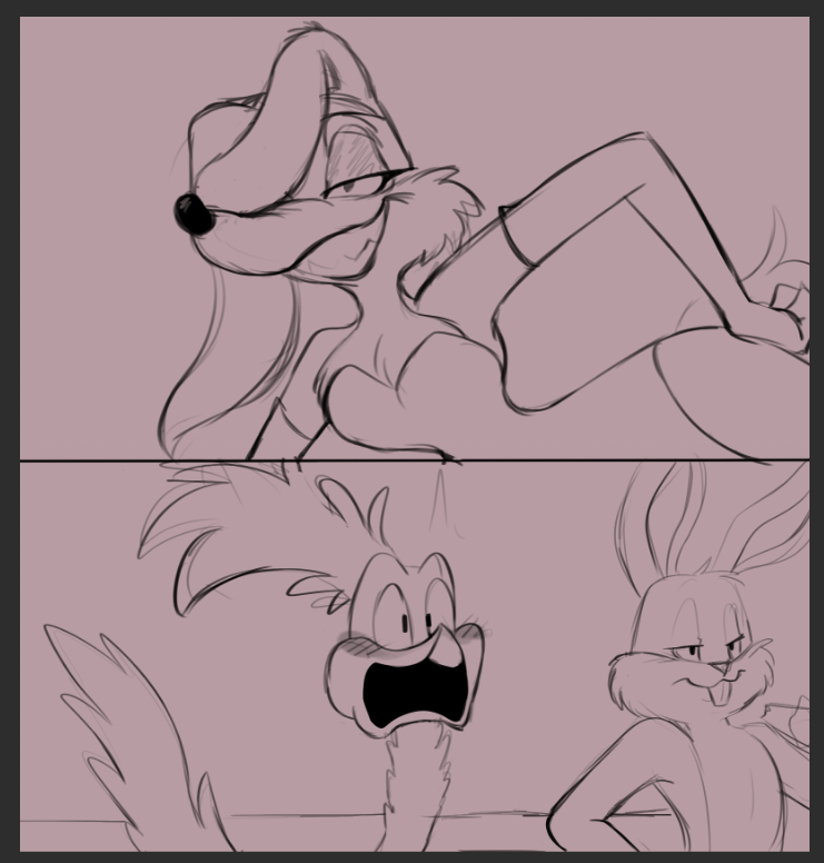 laismexx's tweet photo. I don't know if this was already done before but I wanted to do it anyway- #wilerunner #roadrage #bugsbunny https://t.co/XSpPDUySP9