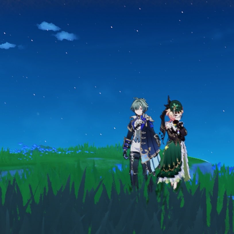 _pcdl's tweet photo. しめちゃの精鋭狩りにナドクライ分だけお邪魔してきた❕
めっちゃ久々にちゃんと原神したけど、ニコドゥリン強過ぎて敵が瞬殺だったので楽しかったです🫶🏻💕
こちらはニコドゥリンが焦がした草とエミリエさんとロエくん https://t.co/o3SCEuoHxL