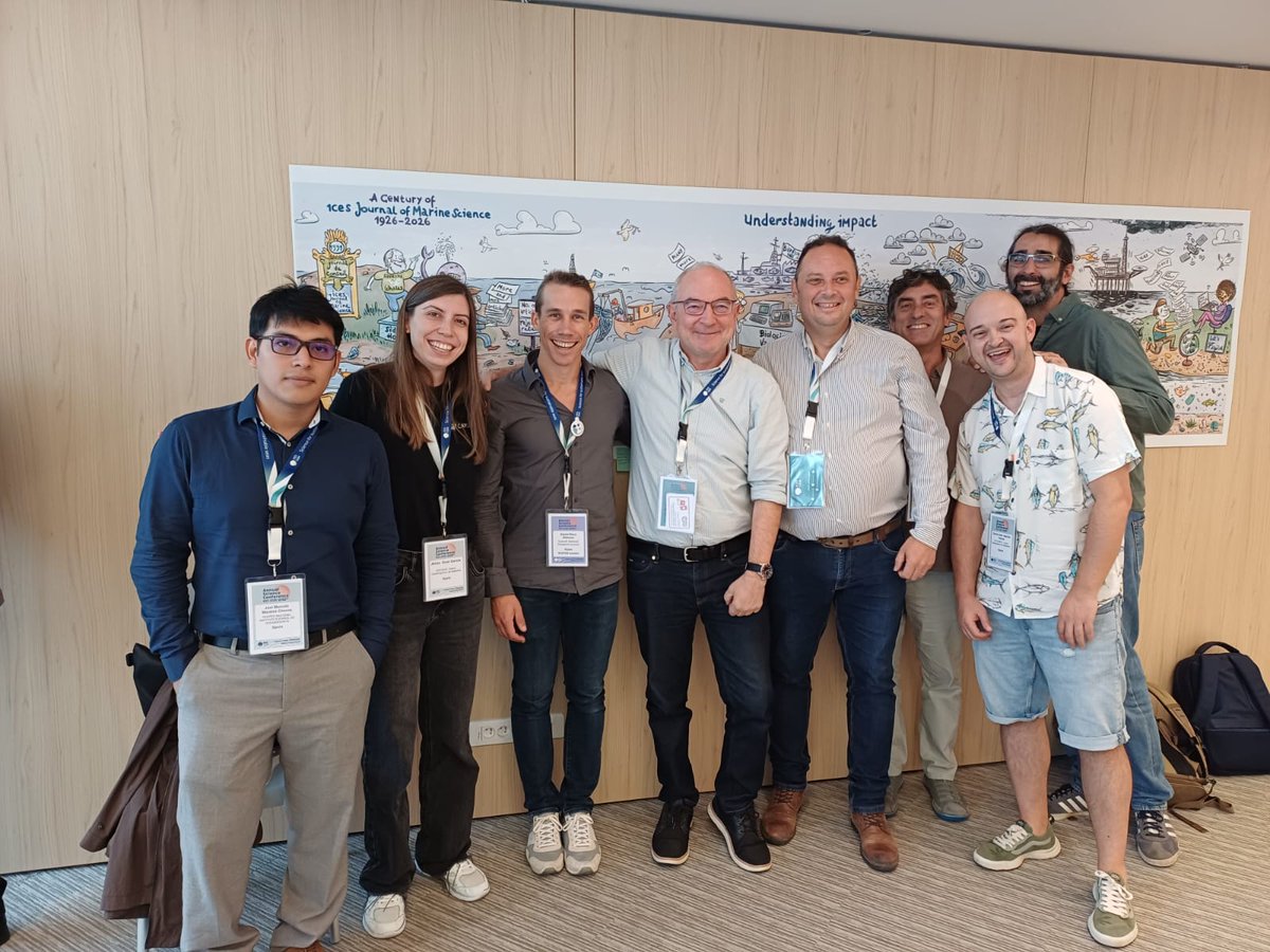 IEOoceanografia's tweet photo. Personal científico del #IEO_CSIC asiste a la conferencia anual de #ICES.
Una quincena de investigadores e investigadoras se ha desplazado hasta Brest para participar en la reunión científica más importante de la comunidad @ICESmarine #ICESASC26
🔗 https://t.co/Dtx4LjE4RJ https://t.co/WRzcnwFgt3