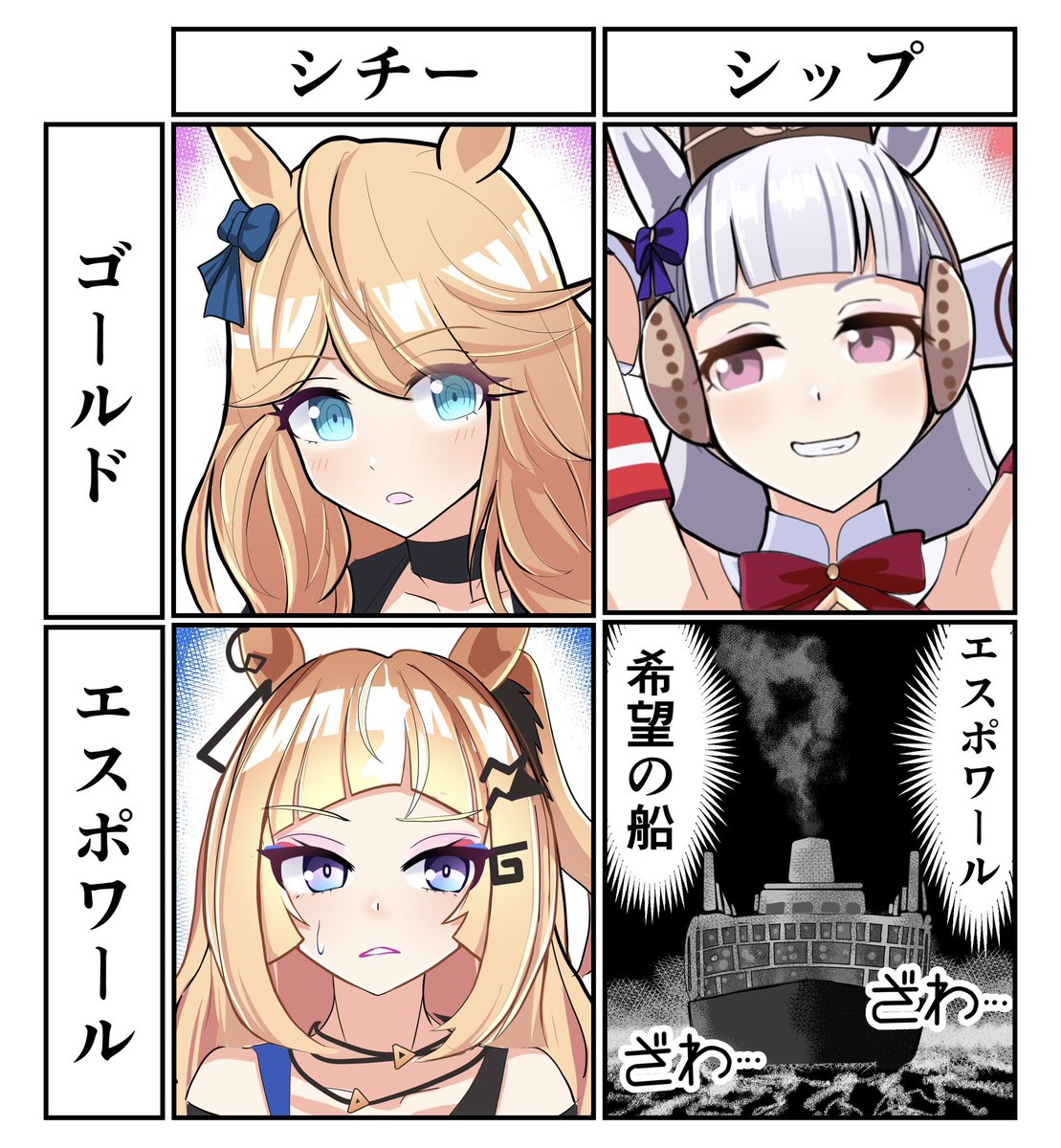torinosukei's tweet photo. いいね順でパラパラ見てたら
偶然にも2つ並んで出て来た早見表

#ウマ娘 https://t.co/Der5ZEJHor