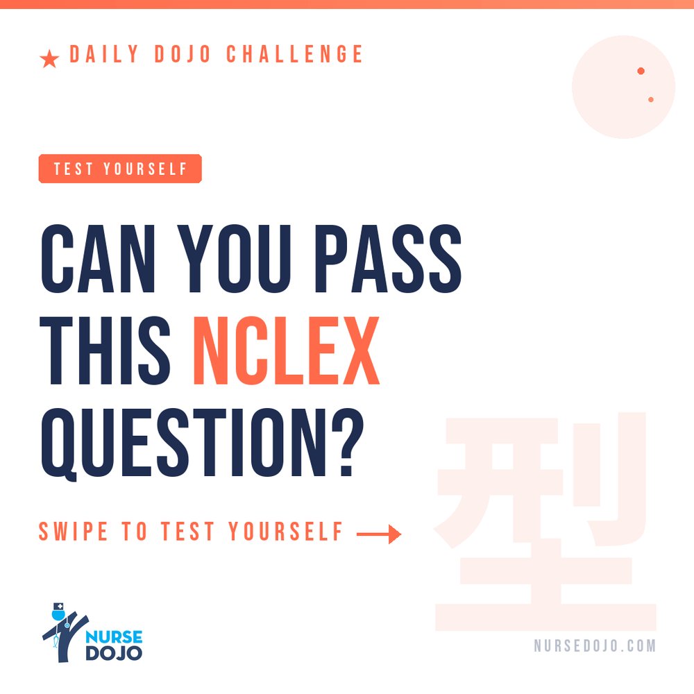 NurseDojo's tweet photo. 🧠 Daily Dojo Challenge — Endocrine

A patient with type 1 diabetes presents with Kussmaul respirations, fruity breath odor, and blood glucose of 480

Reply with your answer 👇 Then swipe the cards for the answer + full rationale.

#NCLEX #NursingStudent https://t.co/0ou2bHEivZ