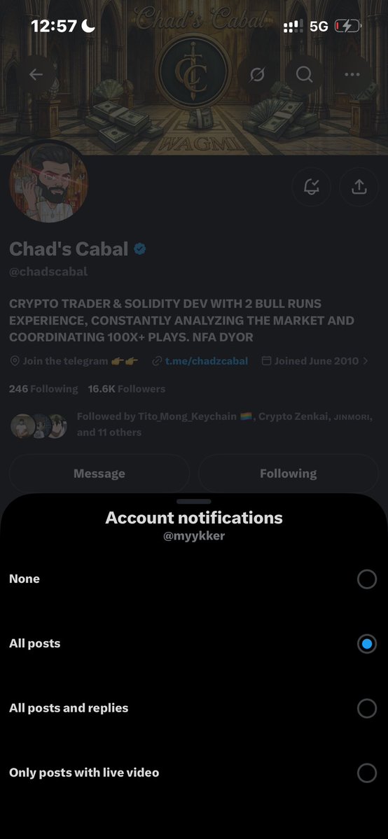 myykker's tweet photo. @chadscabal Followed you with notifications 

6yHcAaiiU7bhFmyYVgEMqFTVXfz3hW7sph7JVuCpB8Bj

Thanks @chadscabal https://t.co/WLatPlkKNE