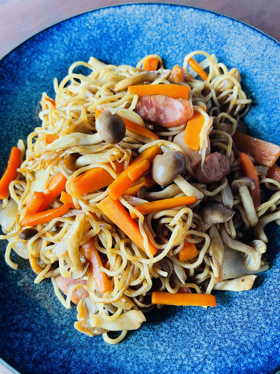 support_hair's tweet photo. 都合により🥕多めw
#焼きそば
#hairsupportso https://t.co/4M9VXDDzYY