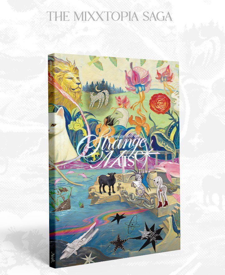 nmixxpics_'s tweet photo. Lily reveals that the novel’s cover was created by one of their talented staff members who is incredibly good at drawing https://t.co/0UBsM4Xhf9