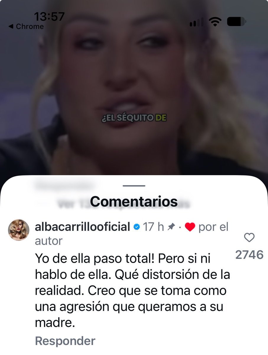 4septiembre2015's tweet photo. Alba Carrillo de la digna hija del ser: “yo de ella paso total! Pero si ni hablo de ella. Qué distorsión de la realidad. Creo que se toma como una agresión que queramos a su madre”. #APOYOROCÍO21S https://t.co/mDJoYFQSEW