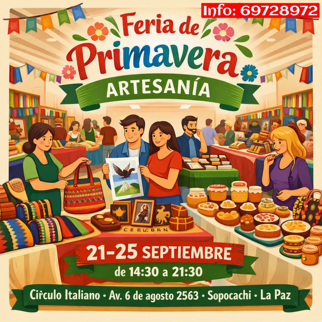 GrabadoAndino's tweet photo. 🌼 Esta #primavera el #CírculoItaliano abre sus puertas al #arte y la #creatividad.

Durante 5 días, el histórico Círculo Italiano se transformará en un punto de encuentro para amantes de la #artesanía y los productos hechos con pasión

#ArteYArtesania #LaPaz #sopocachi #artesano https://t.co/9m6pqMr4Cg