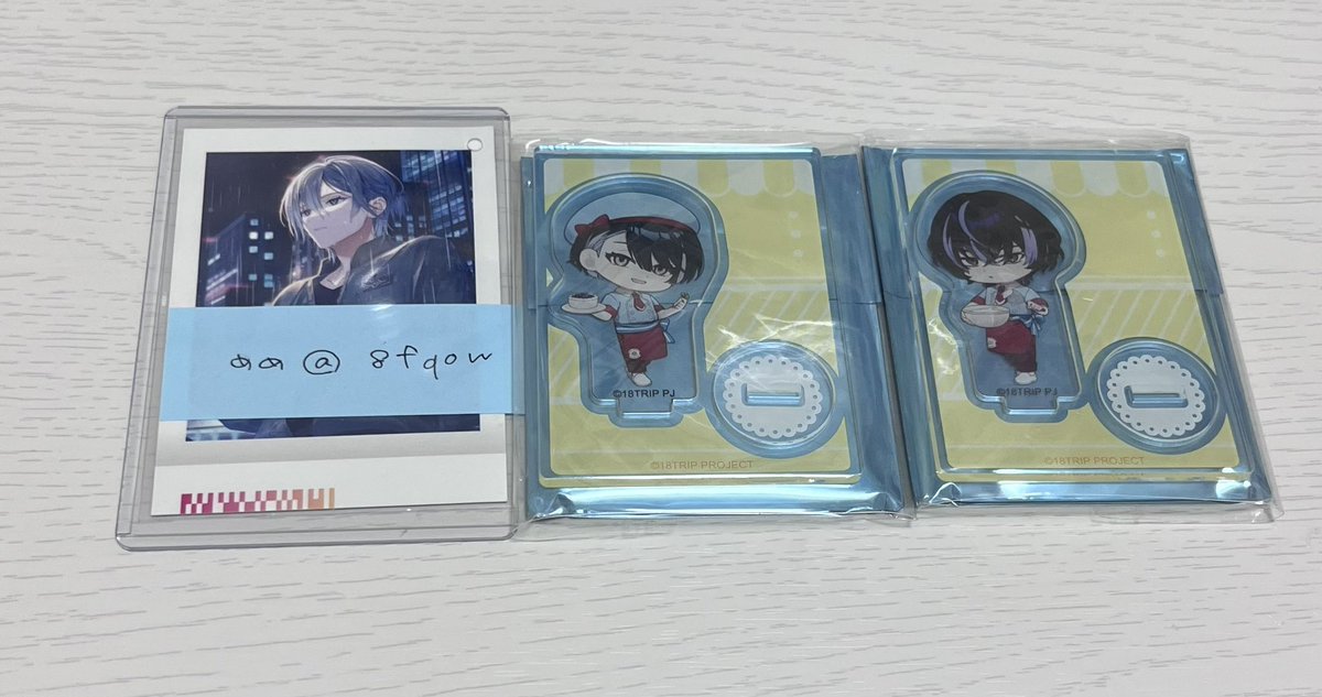 8fqow's tweet photo. エイトリ 18TRIP スイパラ 交換 アクスタ

【譲】宗氏、季肋
【求】七基1、潮1(友人分)

郵送>都内手渡し。交換優先で探しています。よろしくお願い致します🙇‍♀️💧 https://t.co/CdArASndNm