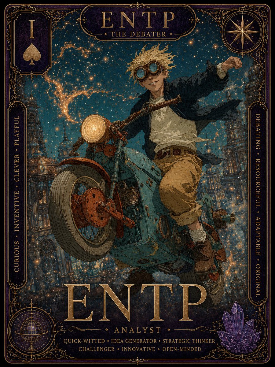 mieru_shindan's tweet photo. ENTP|討論者
言い過ぎるのは本気で向き合ってるから
🎯 向いてる仕事:起業家・弁護士・クリエイティブディレクター
#ENTP #討論者 #MBTI #性格診断 https://t.co/g7OTCHiVCd