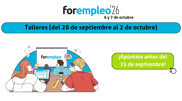 eaml_uc3m's tweet photo. ¡Oye! 🚀 Si estudias en la @uc3m o eres alumni, ATENT@: ya están abiertas las inscripciones para los talleres de #Forempleo26.

🔴 Pétalo en las entrevistas, mejora tu CV y conecta con empresas top. 

¡Plazas limitadas! No te duermas!🏃💨 
👉 https://t.co/JZXeesxpGg https://t.co/VHtmiAhbVo