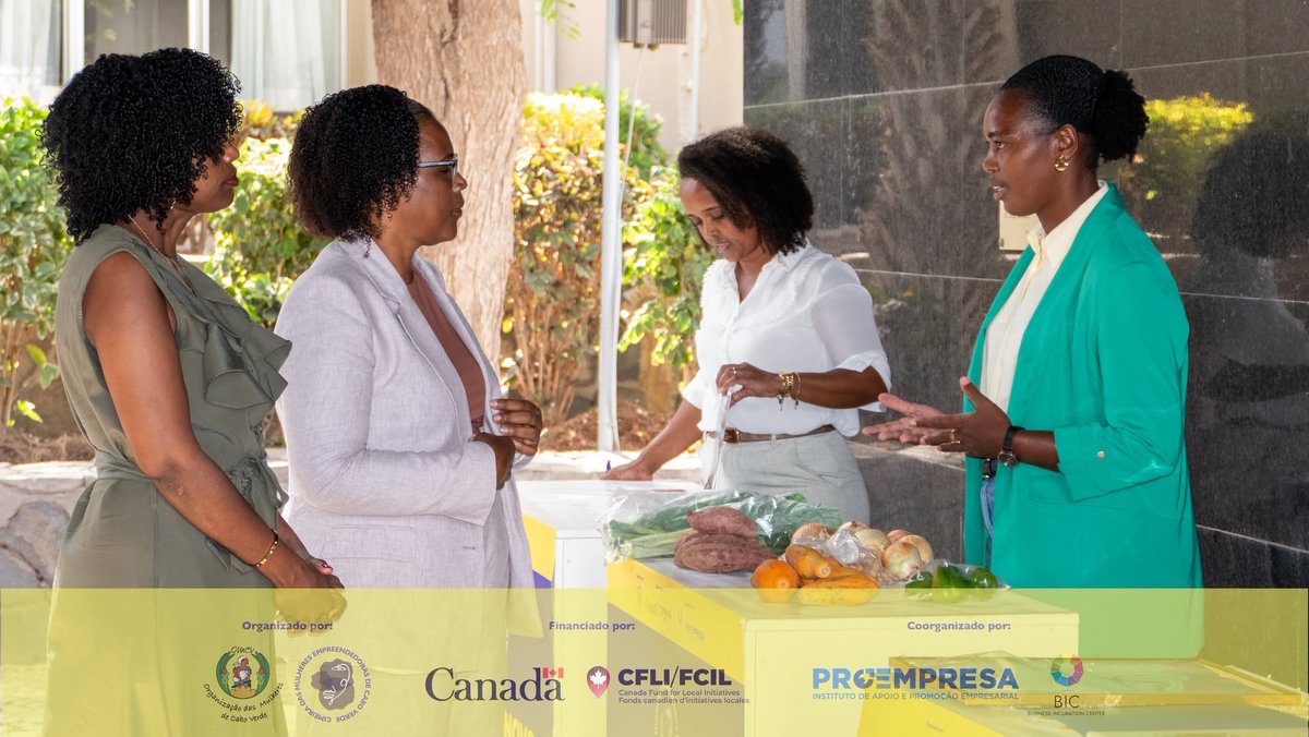CanEmbSenegal's tweet photo. Fiers d’avoir appuyé OMCV dans la mise en œuvre du projet « Encourager l’autonomisation économique des femmes » qui a culminé avec ce sommet réussi. Soutenir l’entrepreneuriat féminin contribue au renforcement de l’économie cap-verdienne. 🇨🇦 🇨🇻 #cfli https://t.co/y0LISM3JSL