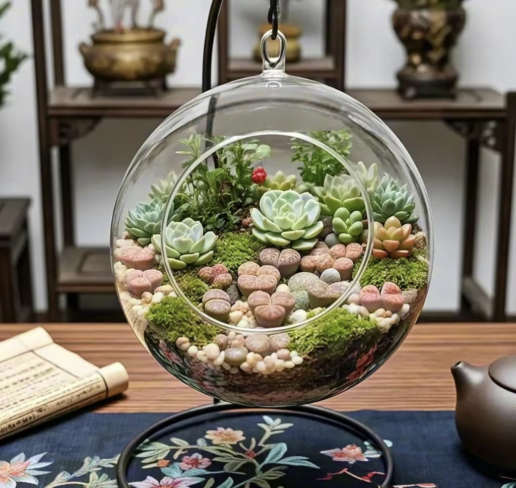 JoellenAlwvgv's tweet photo. Just upcycled an old glass jar into a cute desk succulent planter—zero cost, full of creativity!  #DIYCrafts， https://t.co/zigJPbvc71