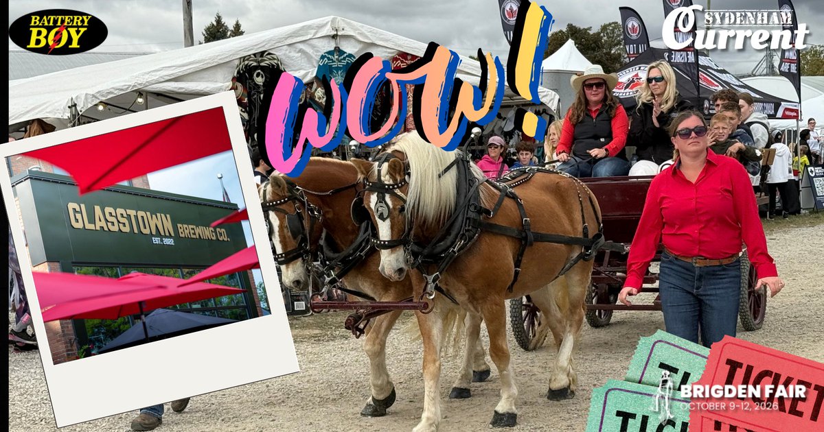 SydenhamCurrent's tweet photo. WOW! Win $100 to Glasstown Brewing Company + 2 Passes to the Brigden Fair!

Learn how to win, here: https://t.co/Hl5M7BoDqf https://t.co/nGZEf1oOnO