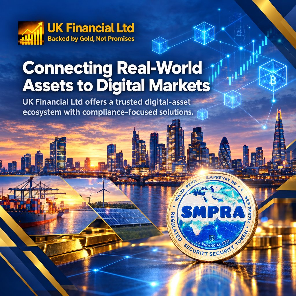 UKFinancial_Ltd's tweet photo. 🔗 Trusted digital-asset ecosystems need more than tokens. UK Financial Ltd combines tokenization, transparent on-chain asset records, and compliance-focused blockchain infrastructure to connect real-world value with digital markets.

#BlockchainInfrastructure… https://t.co/YuJ7QVcQBZ