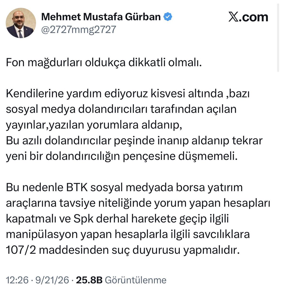 IDRISDISBUDAK46's tweet photo. SAYIN VEKİLİM, ÇOK HAKLISINIZ. HALKIN SESİ OLDUĞUNUZ İÇİN MİNNETTARIZ.

SON DÖNEMLERDE TELEGRAM GRUPLARINDA “#ELPATRONE” İSMİYLE FAALİYET GÖSTEREN VE #BMSTL HİSSESİNİ PAZARLADIĞI İDDİA EDİLEN BİR HESAP DİKKAT ÇEKİYOR.

BU TÜR KİŞİ VE GRUPLARLA İLGİLİ TÜM YATIRIMCILARIN SON DERECE DİKKATLİ OLMASINDA FAYDA VAR.

YATIRIM KARARLARINIZI SADECE SOSYAL MEDYA VE TELEGRAM GRUPLARINDAKİ PAYLAŞIMLARA GÖRE VERMEYİN.