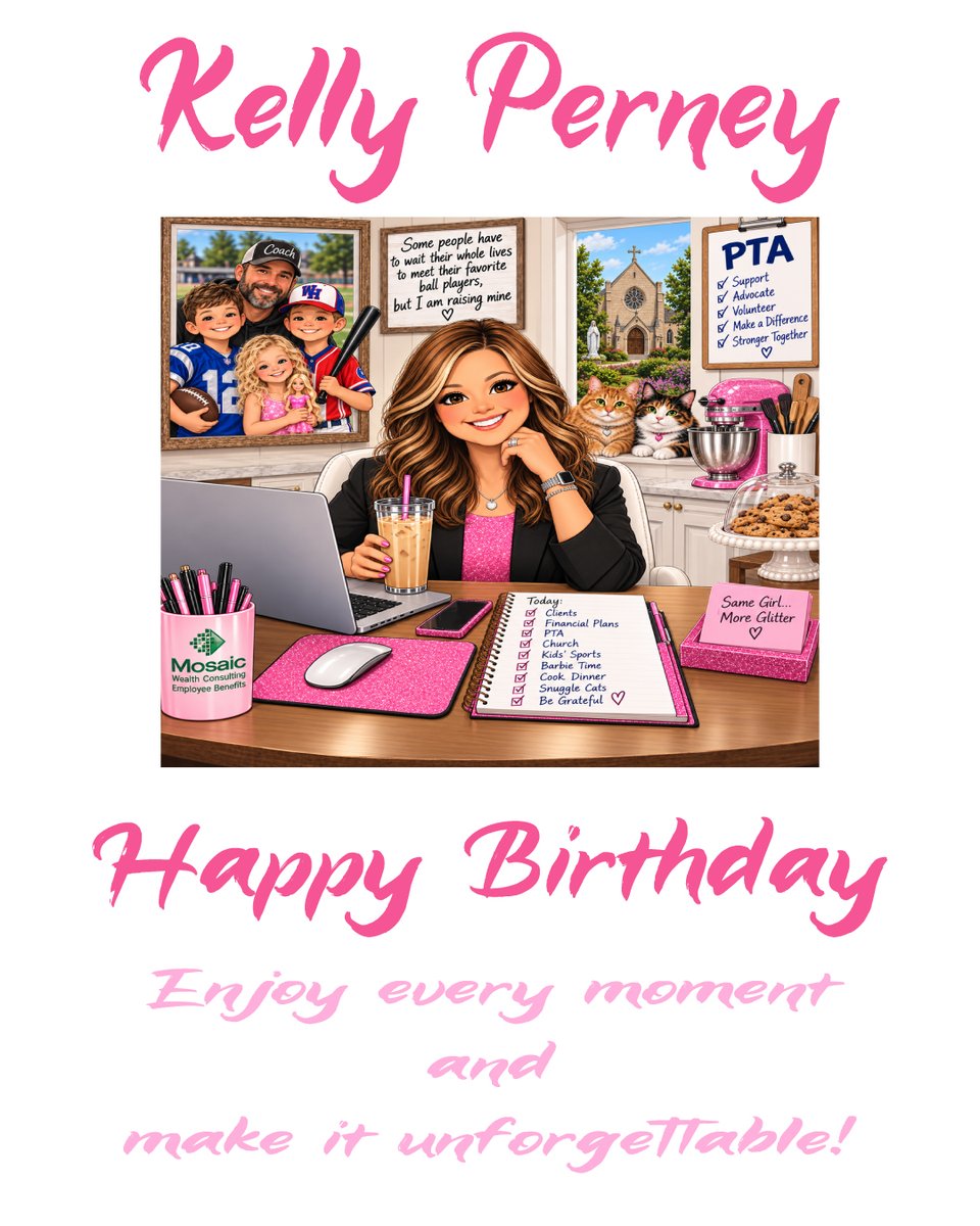 mosaic_wealth's tweet photo. Let's take a moment and wish Kelly Perney a very Happy Birthday! 
Kelly works in our New Alexandria PA, Office as a Private Wealth Advisor, Senior Client Relationship Manager supporting Don McDade. https://t.co/9qUixKnB8t