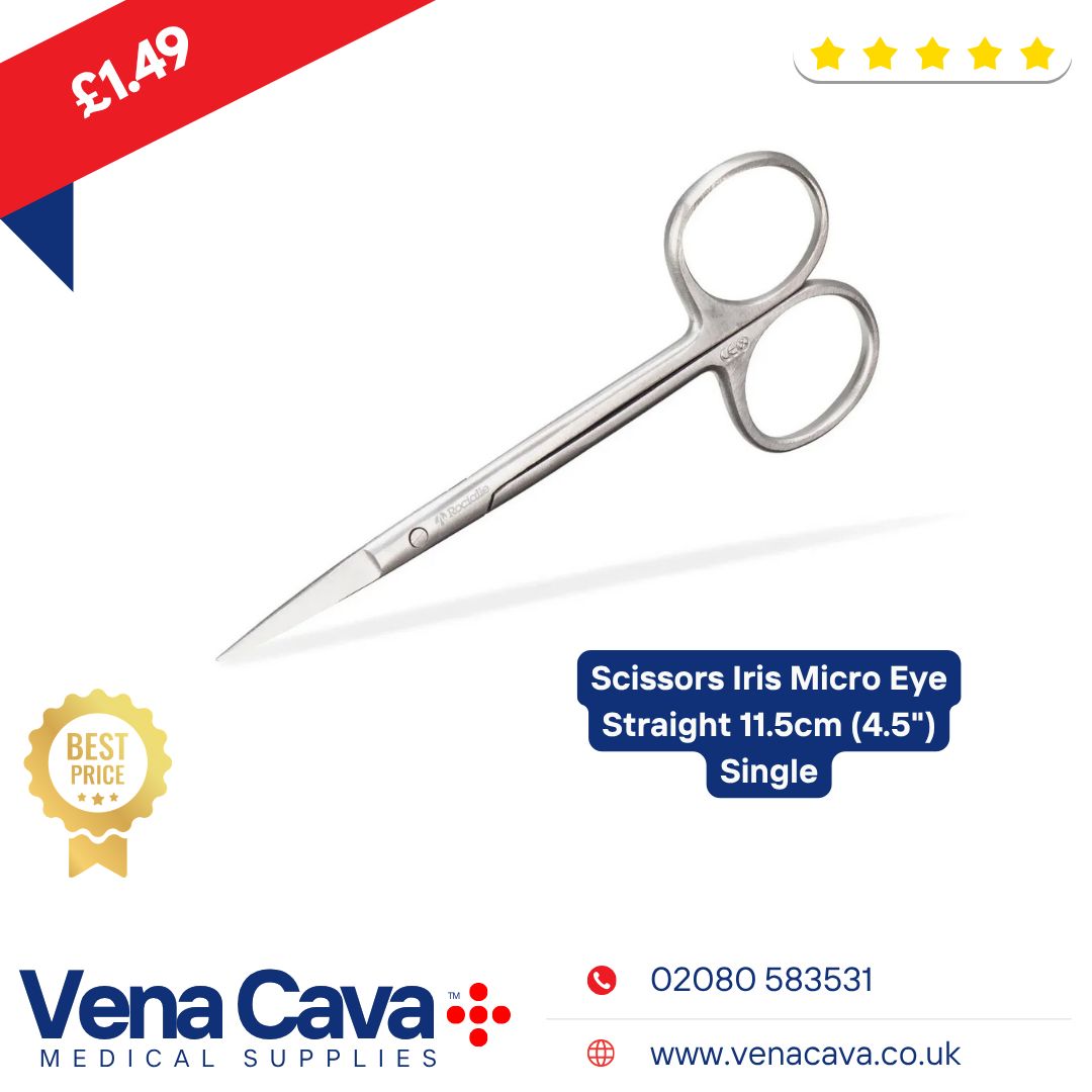 VenaCavaMedical's tweet photo. ✂️ Iris Micro Eye Straight Scissors – 11.5cm (4.5")

A compact, practical medical instrument for clinical and healthcare settings. Supplied individually.

🛒 Shop now: https://t.co/BLaw06oDpx

#MedicalSupplies #Healthcare #ClinicalSupplies #scissors https://t.co/7GVlKAasaz