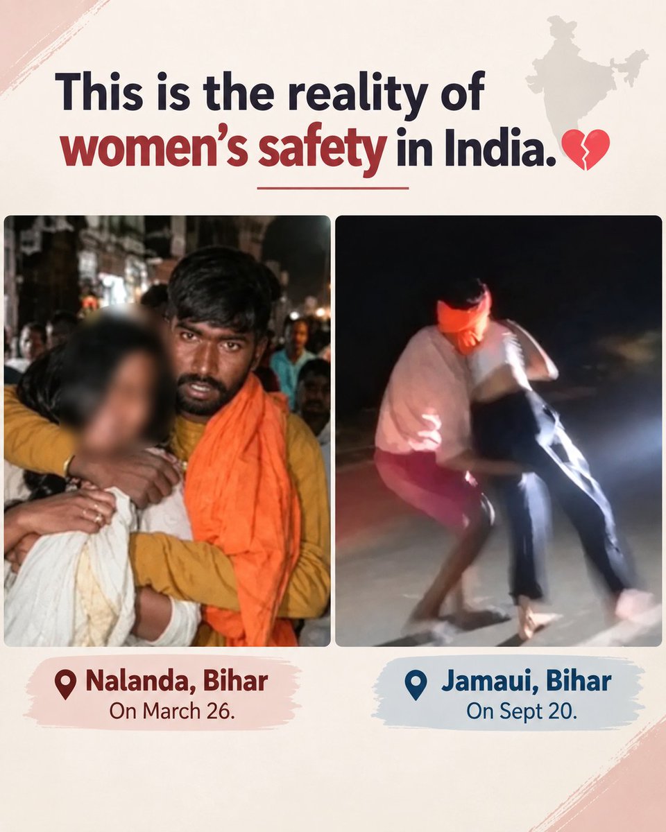 yoursnandieni's tweet photo. Is Bihar even safe for women anymore? https://t.co/sI1Dj4e7pK