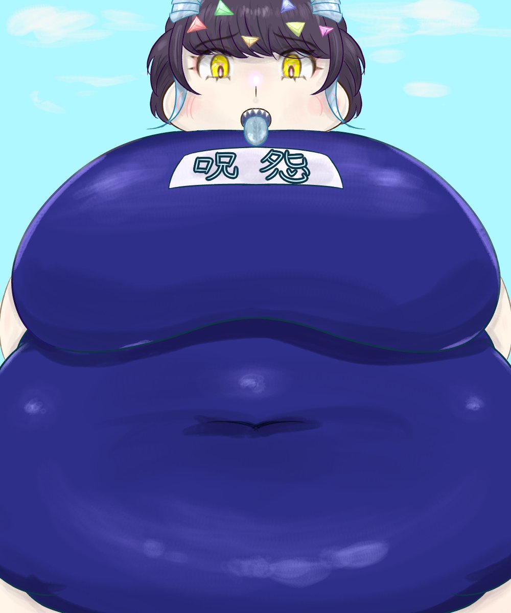 0350niru's tweet photo. グレグレ「サスペちゃん、私たちが甘やかしたの不味かったかなぁ」
ライオネル「ま、まあ美味しそうにいつもお料理を食べていましたし、問題ないのではないでしょうか？　今後は本人の意思次第ですが……」

肥満化スク水「呪怨」サスペンスですわ https://t.co/O41bEC2TB7
