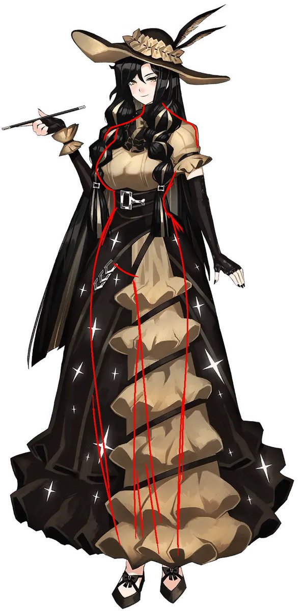 Sunflowerisbad's tweet photo. Why does jeanne have really long legs https://t.co/twuvvg1CXc
