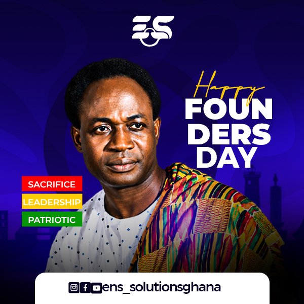 ens_solutionsgh's tweet photo. We celebrate the vision and legacy of Osagyefo Dr. Kwame Nkrumah.

Happy Founder's Day! 🇬🇭 ❤️ https://t.co/5jhmiAXx0w