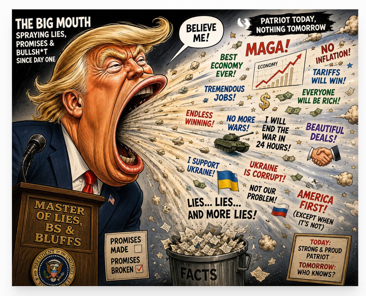 OwnRules's tweet photo. @atrupar Fake News: any and all news he doesn't like/expose his lies.

It's simple: no deification, no access.

>"I love the free press!"<" https://t.co/XS26LpZkOL