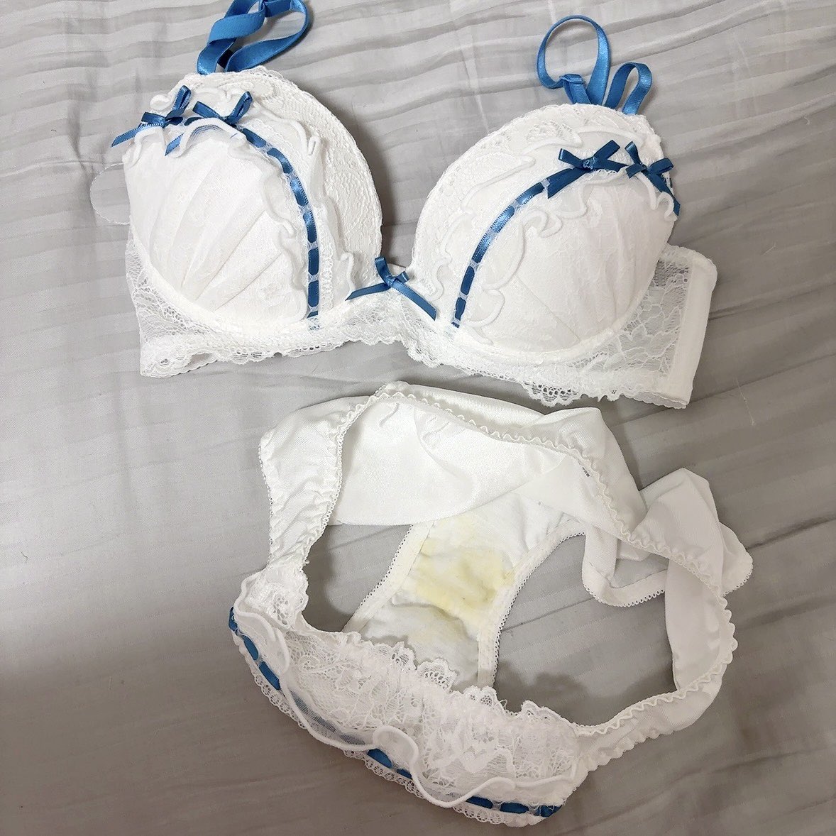ururmqi__'s tweet photo. 本日急遽キャンセルになってしまいまして、近々下着お迎えしてくださる方いらっしゃいませんか？💭
2日着用、オナ2回、着画オプ付きになりますㅠ ̫ㅠ♡

#下着売ります #下着売り子 #パンツ売ります #パンツ手渡し #下着手渡し #私服売ります #下着売り子 #靴下売ります #足もの売ります https://t.co/gHbw5ZGRez
