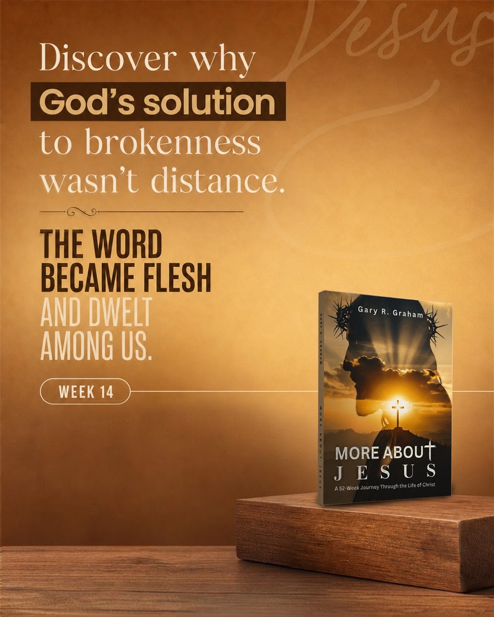 biblehelp's tweet photo. The Incarnation is the hinge upon which all of Christianity swings. God didn't send a letter. He didn't speak from a distance.

Read My Book
https://t.co/ITpNAI9rzi

#MoreAboutJesus #TheIncarnation #JesusChrist #GodMadeFlesh #ChristianFaith #BibleStudy #Redemption https://t.co/c4OND7GPp4