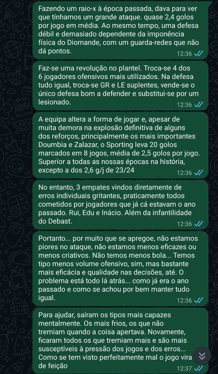 Hugo7Soares's tweet photo. A minha análise ao momento Sporting. 

O despedimento de Rui Borges seria a forma da direcção desportiva tapar o sol com a peneira, depois dum planeamento estratégico da época absolutamente ridículo. Boas individualidades contratadas, zero problemas do plantel solucionados. https://t.co/dVrlhlZGxO