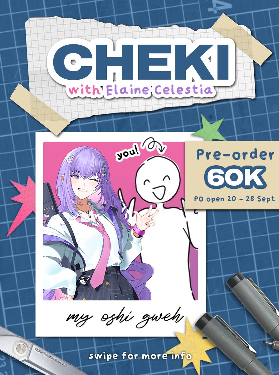Rememories_id's tweet photo. 📸 𝘾𝙃𝙀𝙆𝙄 𝙒𝙄𝙏𝙃 𝙀𝘾𝙃𝙄❗️

Echi bakal hadir di CF23 untuk sesi cheki bersama di booth Arunika x Re:Memories 🗡️

📍Comifuro Hall 10 ICE BSD
📅 Day 2, 1 November 2026 pukul 14.00 WIB

Pendaftaran dan detail lain bisa dicheck di https://t.co/hN9wHGV0Tk https://t.co/dnGoupkim9