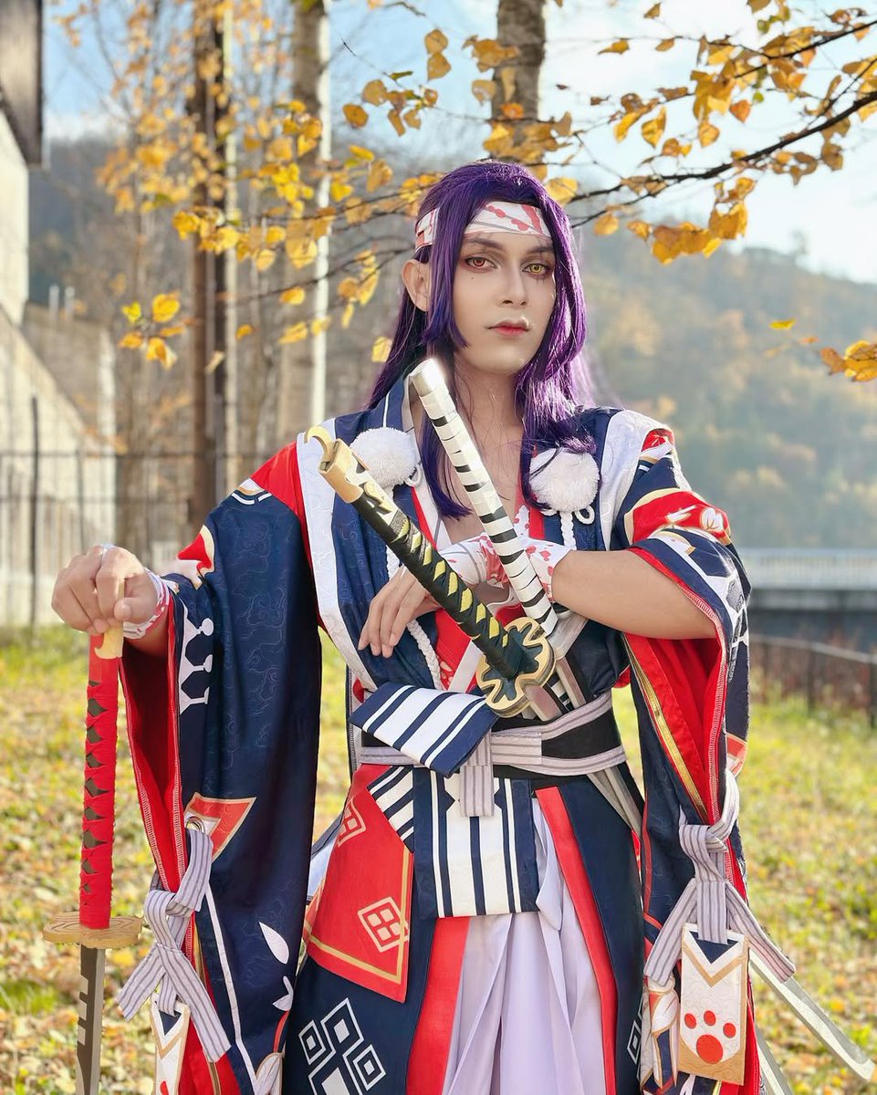 joecos_luck's tweet photo. 日本で初めてコスプレした時の思い出を振り返り✨

『陰陽師』の鬼切で参加した、洞爺湖の2023年TMAF！
日本での初コスプレだったので、今でもすごく思い出に残っています🥹✨

#陰陽師 #鬼切 #陰陽師コスプレ https://t.co/rNaprznypE